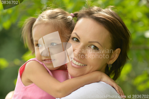 Image of girl with her mother