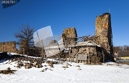 Image of   ruins of an ancient fortress 