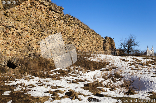 Image of ruins, Belarus , Winter