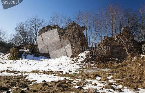 Image of ruins of Krevo, Belarus.