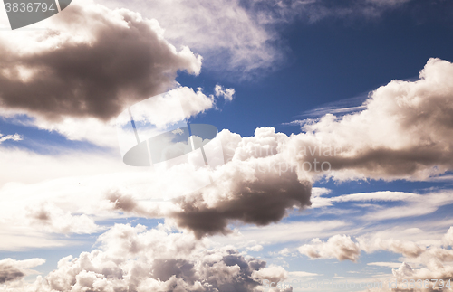 Image of cumulus cloud , autumn