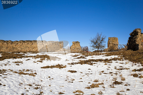Image of ruins of Krevo, Belarus.