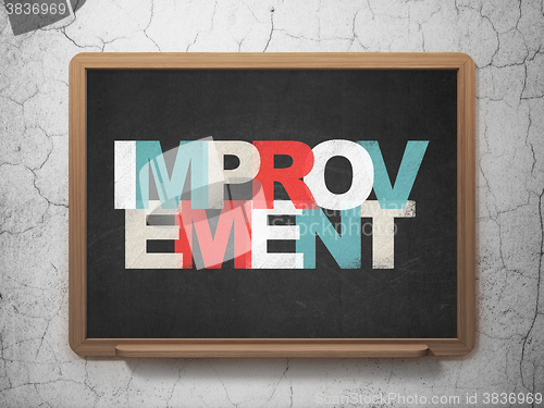 Image of Business concept: Improvement on School Board background