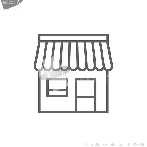 Image of Shop line icon.