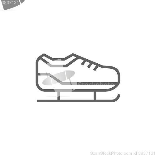 Image of Skate line icon.
