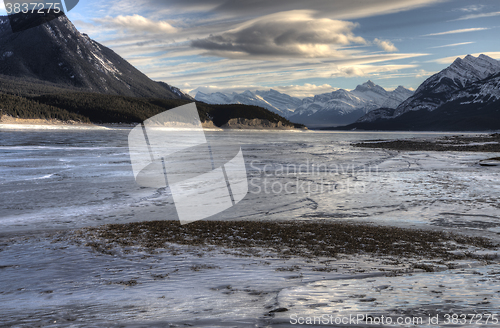 Image of Abraham Lake Winter