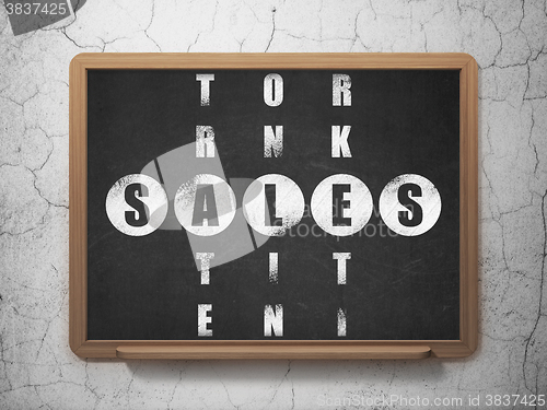 Image of Advertising concept: Sales in Crossword Puzzle