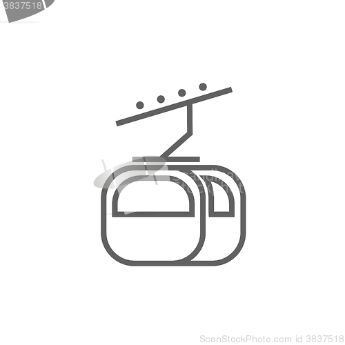 Image of Funicular line icon.