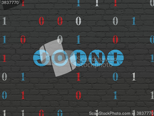 Image of Business concept: Join! on wall background
