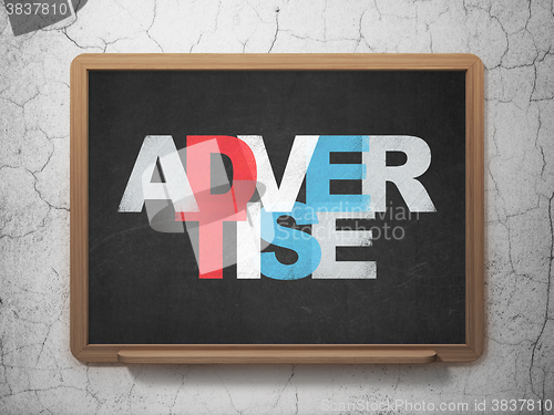 Image of Advertising concept: Advertise on School Board background