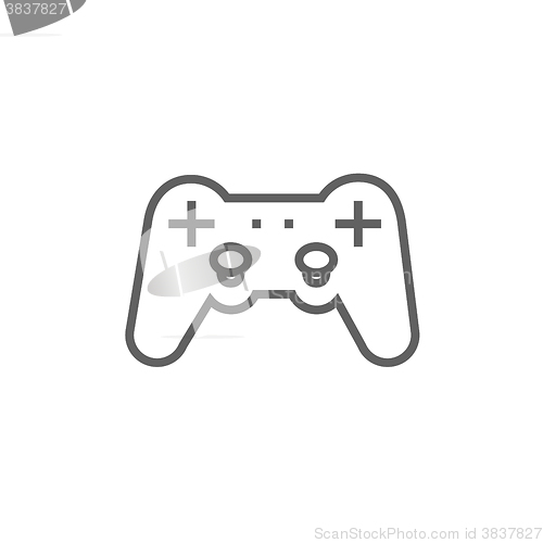 Image of Joystick line icon.