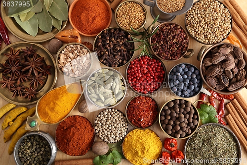 Image of Indian spices.