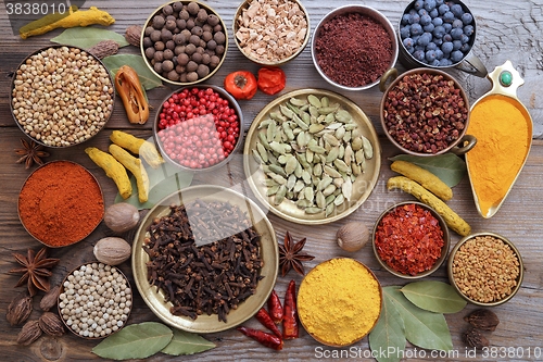 Image of Indian spices.