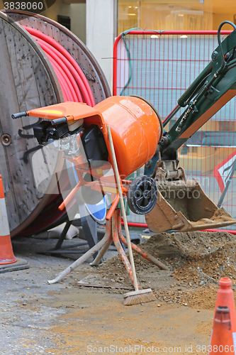 Image of Portable Concrete Mixer