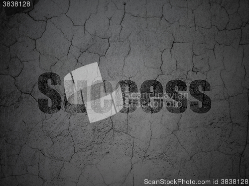 Image of Business concept: Success on grunge wall background