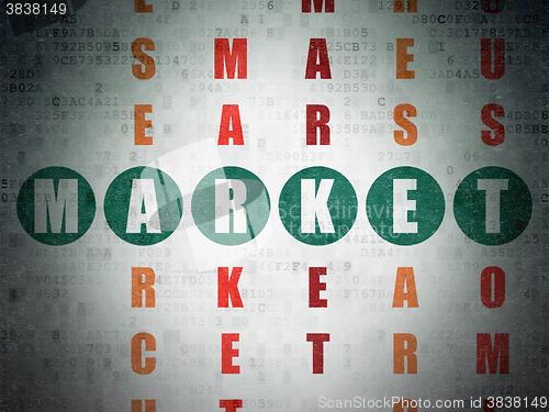 Image of Marketing concept: Market in Crossword Puzzle