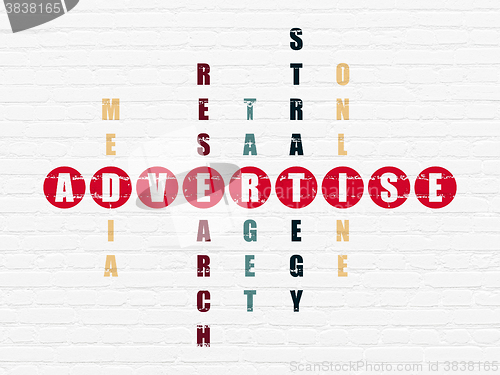 Image of Advertising concept: Advertise in Crossword Puzzle
