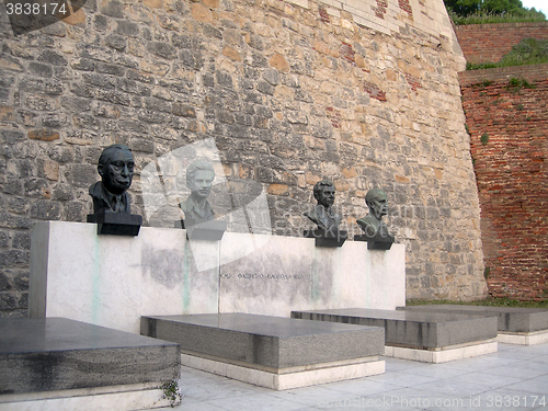 Image of tomb of national heros and leaders of Serbia Kalemegdan Park For