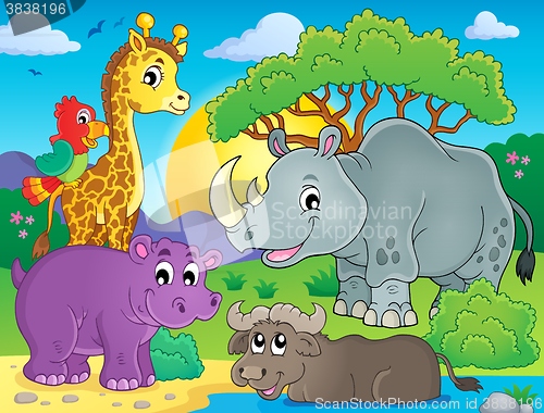 Image of African fauna theme image 3