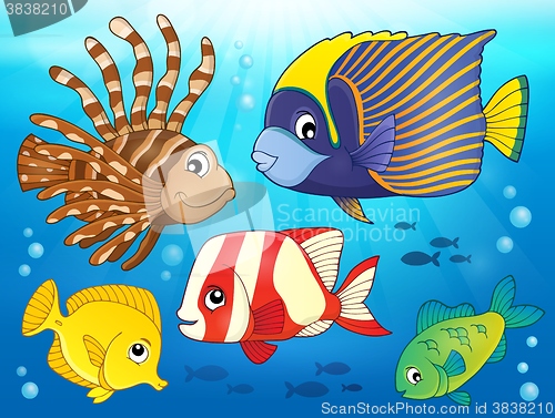 Image of Coral reef fish theme image 3