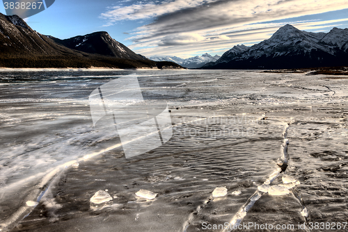 Image of Abraham Lake Winter