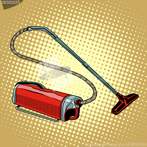 Image of Retro vacuum cleaner home appliances