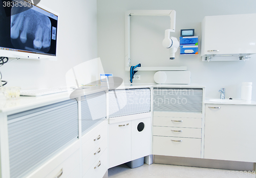 Image of interior of new modern dental clinic office