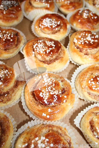 Image of Cinnamon buns direct from oven