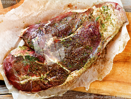 Image of Raw Marinated Beef