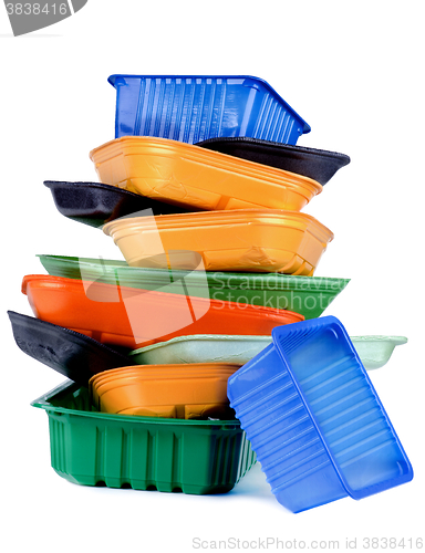 Image of Empty Recycled Trays