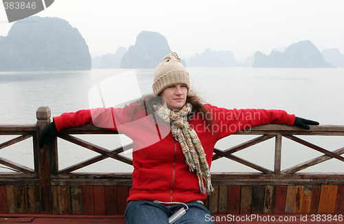 Image of Tourist on a boat trip