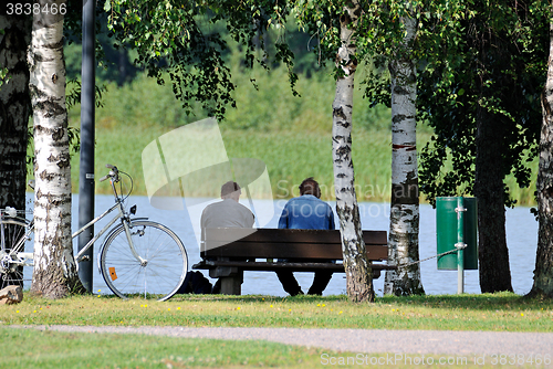 Image of Men on the bench.