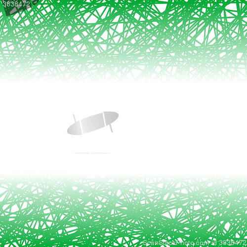 Image of Abstract Green Line Background.
