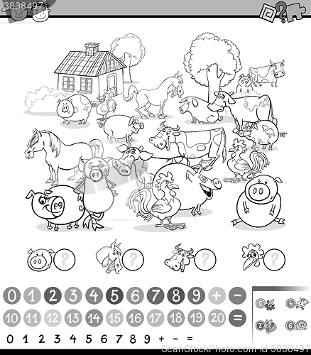 Image of counting activity for coloring