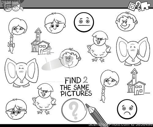 Image of preschool activity for coloring