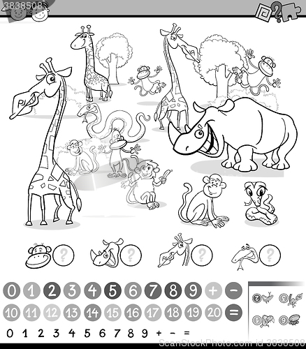 Image of calculating animals activity