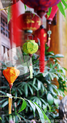 Image of Traditional silk lanterns