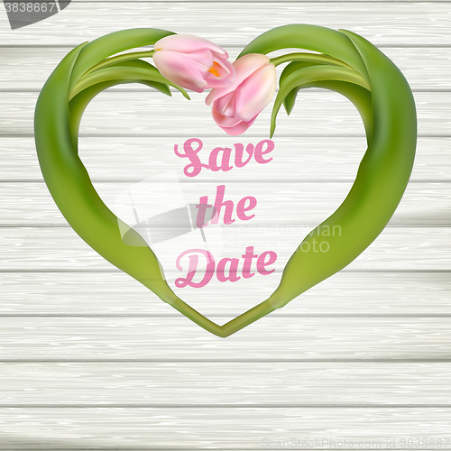 Image of Save the date card. EPS 10
