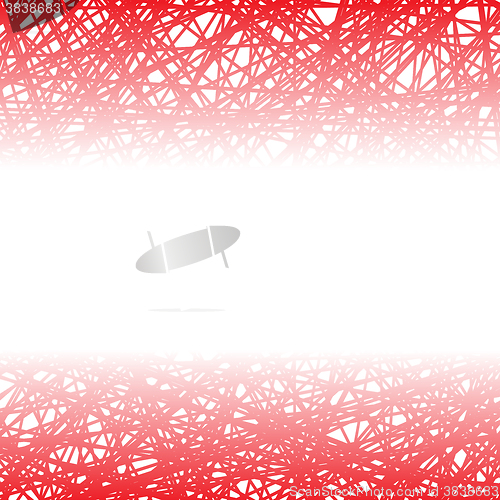 Image of Abstract Red Line Background.