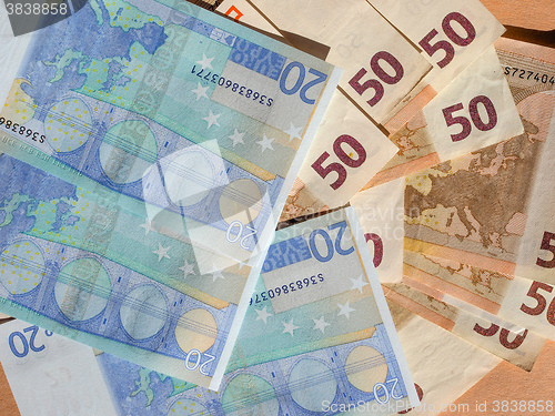 Image of Fifty and Twenty Euro notes