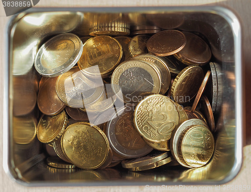 Image of Many Euro coins