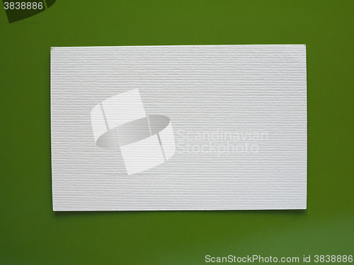 Image of Blank paper tag label