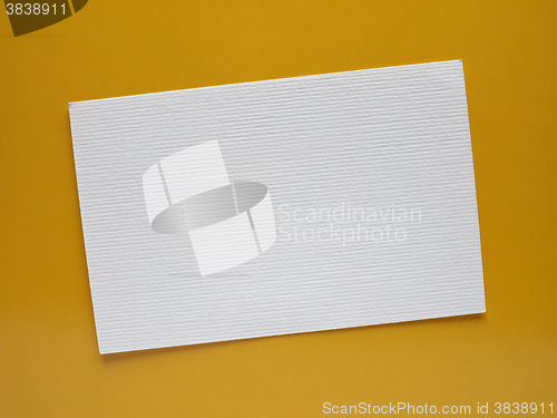 Image of Blank paper tag label
