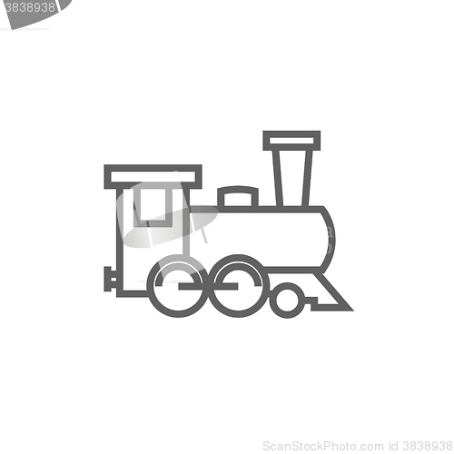 Image of Train line icon.