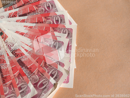 Image of Fifty Pound notes