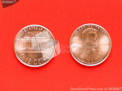 Image of Dollar coin - 1 cent