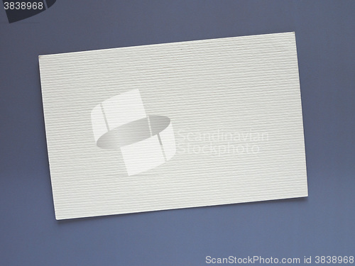 Image of Blank paper tag label