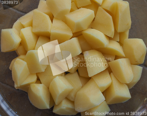 Image of Diced potato vegetables