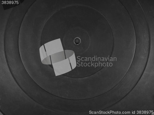 Image of Phonograph rubber platter mat