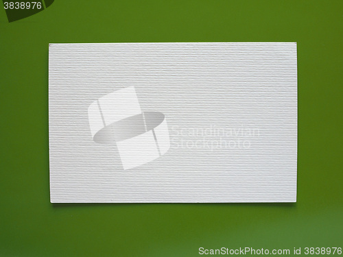 Image of Blank paper tag label